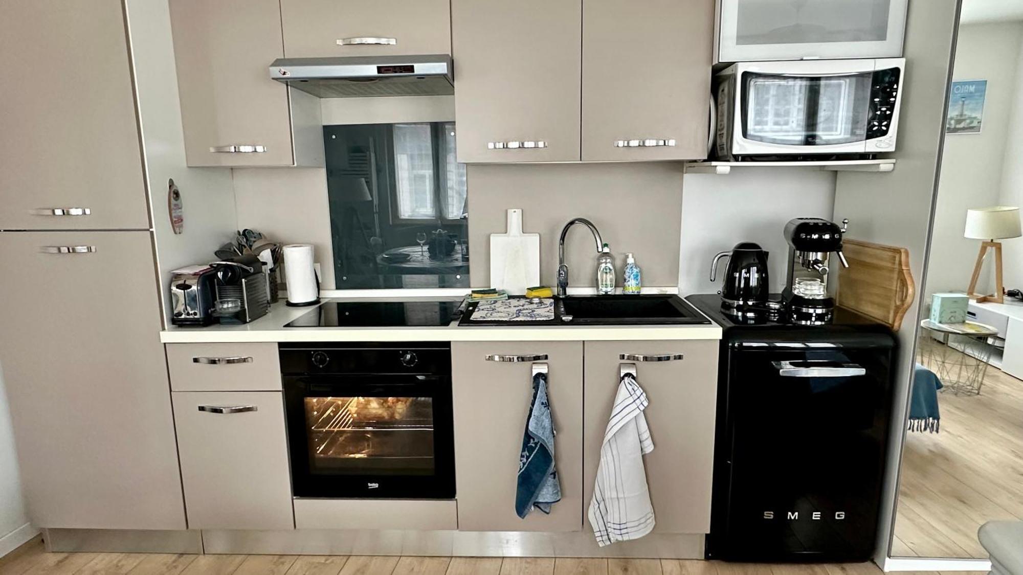Appartement Cosy Vue Mer Malo-les-Bains Dış mekan fotoğraf